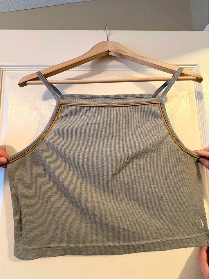 Nike Dri-Fit Ribbed Rainbow Trim Tank Top XL - photo 4