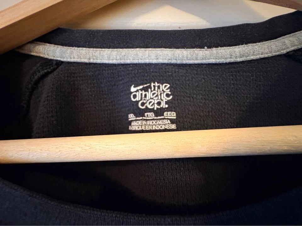 Vintage Nike The Athletic Dept. Black Sweatshirt XXL - photo 3