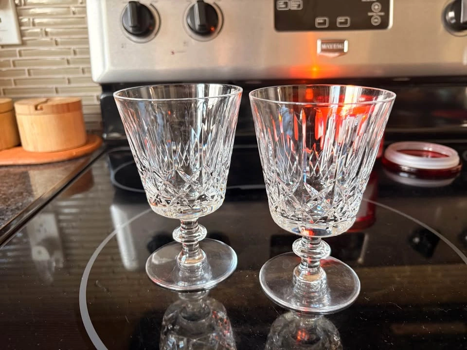 Pair of crystal glasses - photo 2