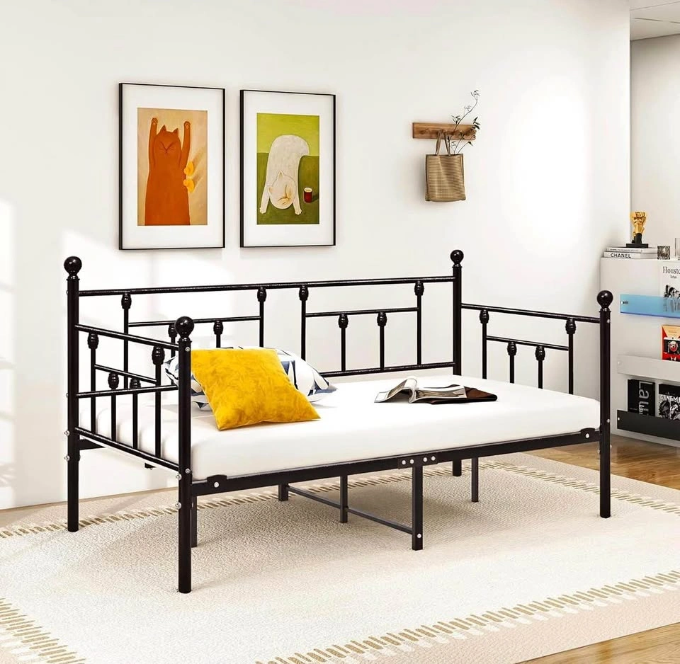 Metal Daybed Frame with Mattress