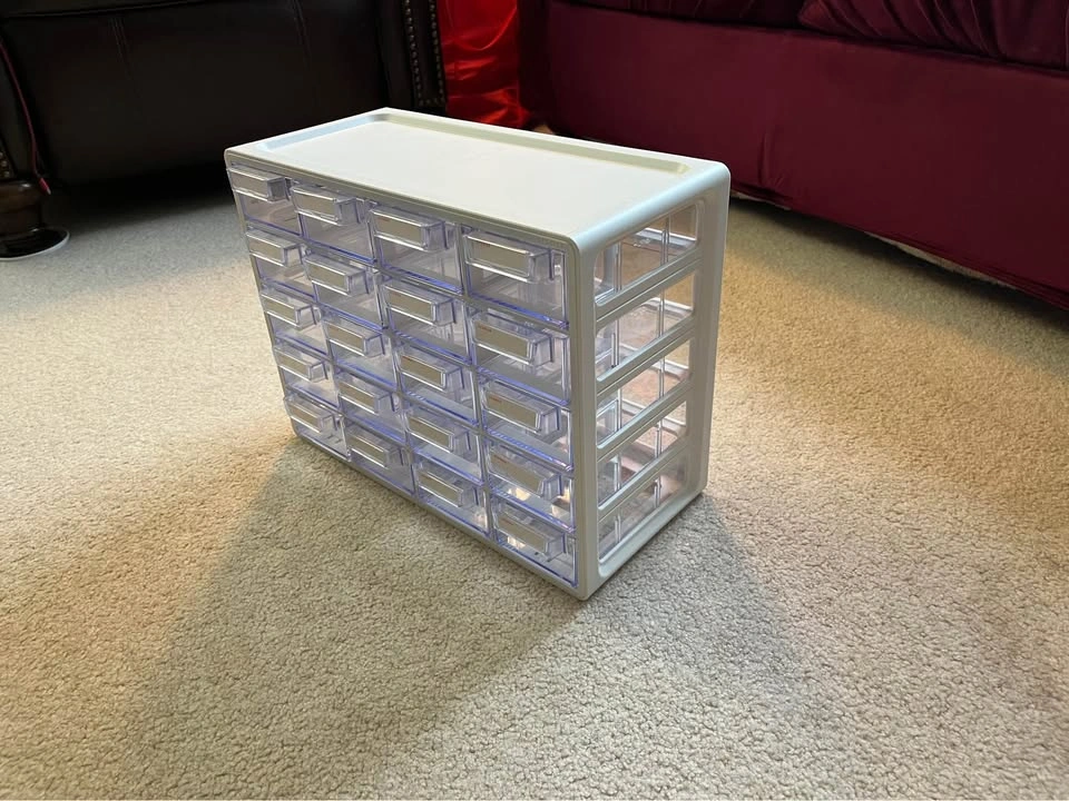 20 Drawer Small Parts Organizer Stackable - LIKE NEW - photo 2