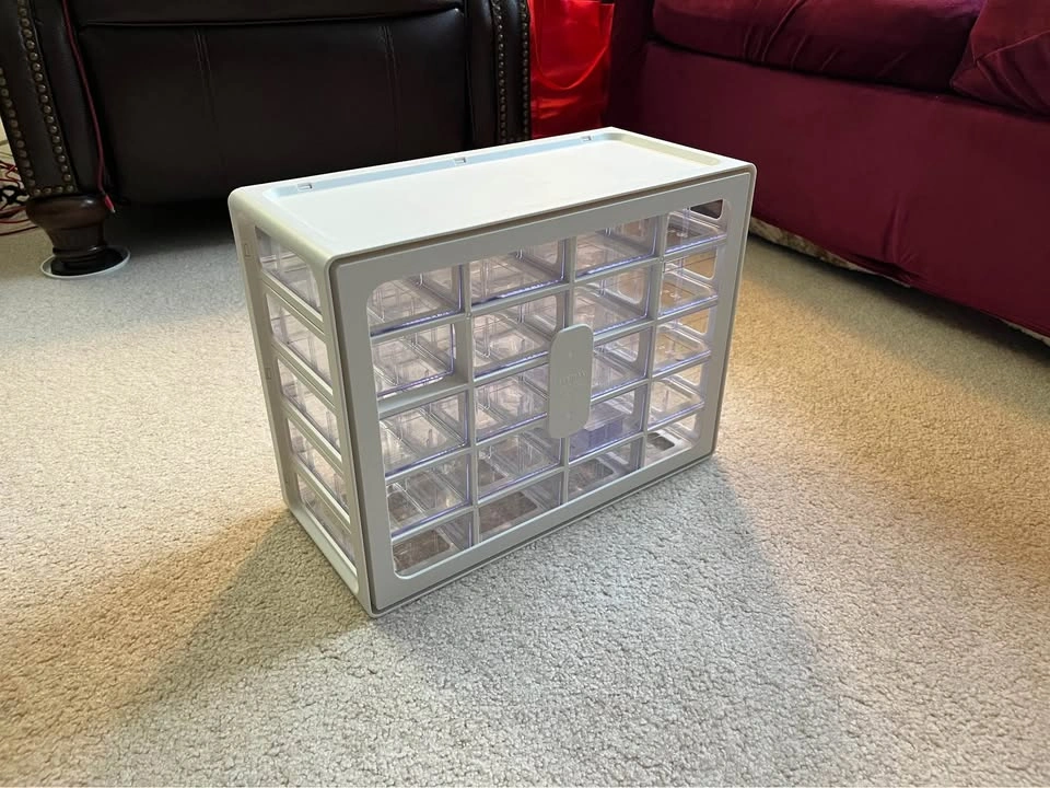 20 Drawer Small Parts Organizer Stackable - LIKE NEW - photo 3