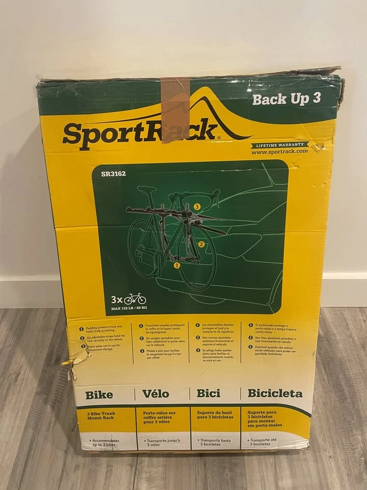 Sportrack 3 Bike Trunk Rack (New) - photo 4