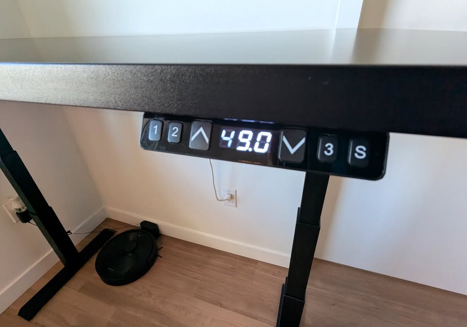 Height Adjustable Desk + Heartwood Top (30x60 in) - photo 3
