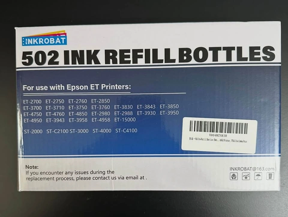 Replacement Ink for Epson 502 Bottles - photo 2