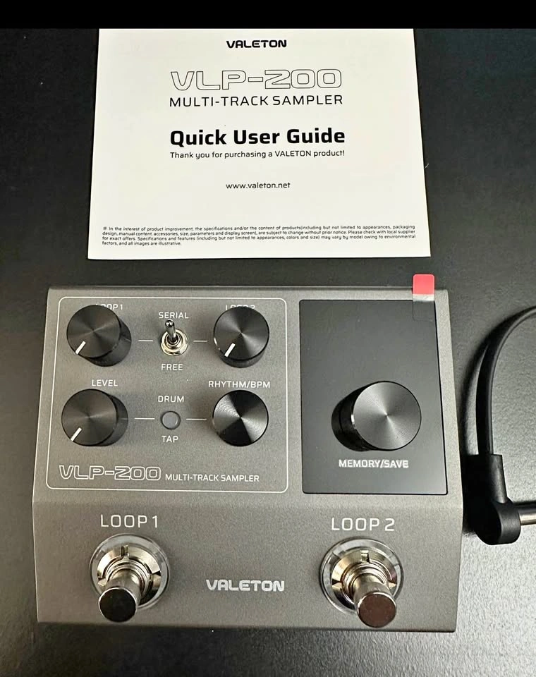 Looper Dual Track Stereo Pedal for Guitar, Bass