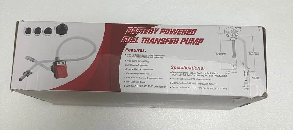 Automatic electric fuel transfer pump - photo 2