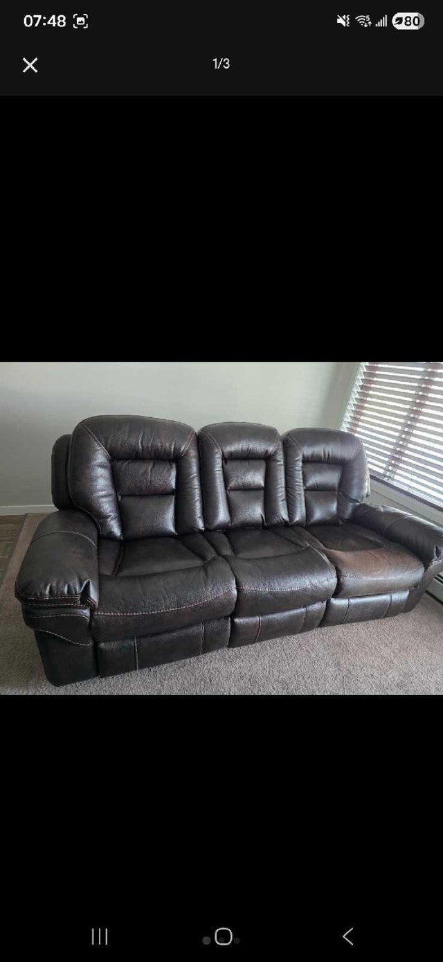 Recliner 3 seat chair