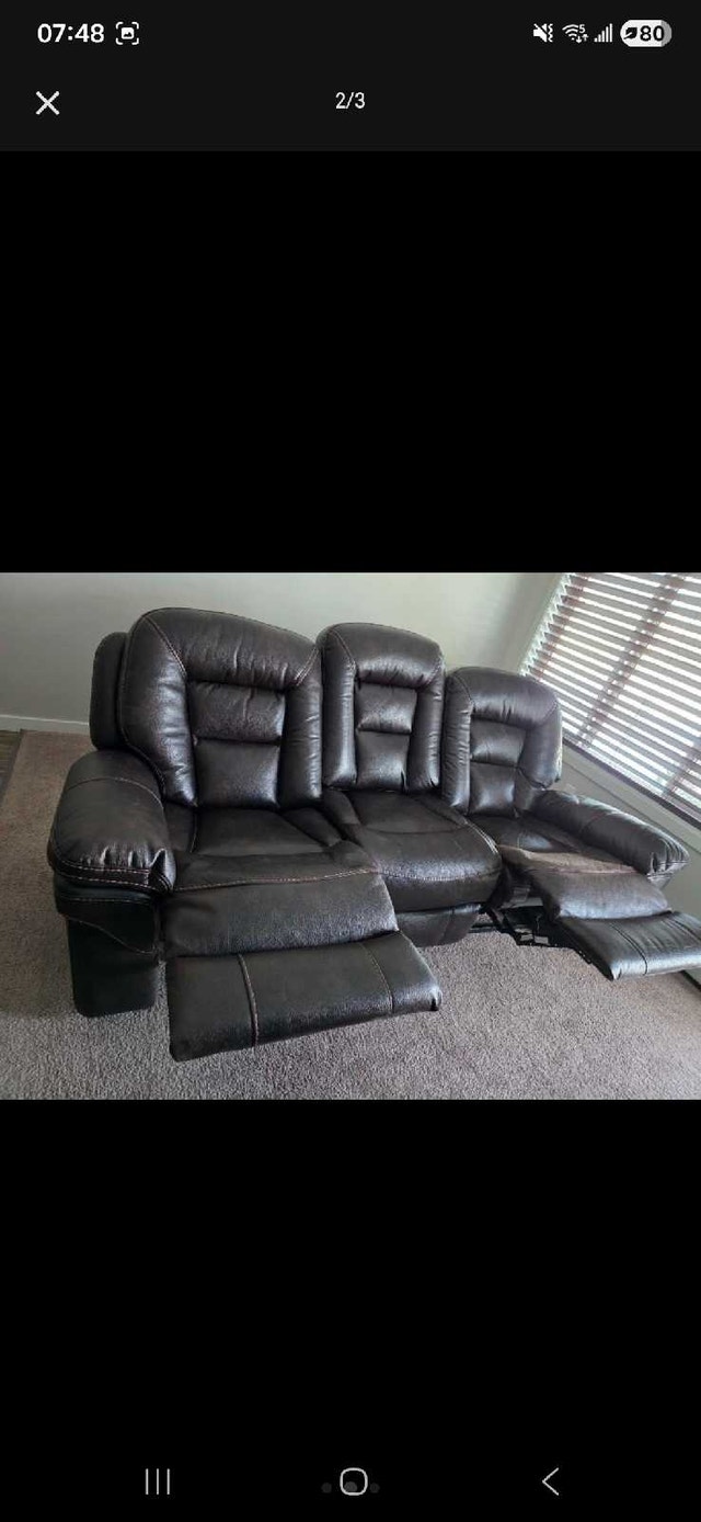 Recliner 3 seat chair - photo 2