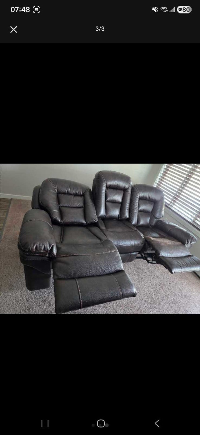 Recliner 3 seat chair - photo 3