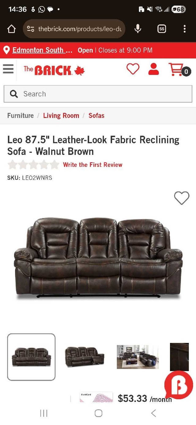 Recliner 3 seat chair - photo 4
