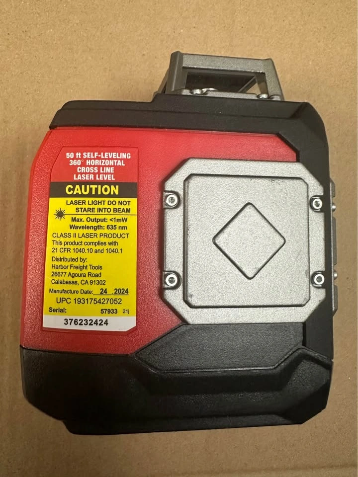 50ft Self-Leveling 360° Cross-Line Laser Level - photo 3