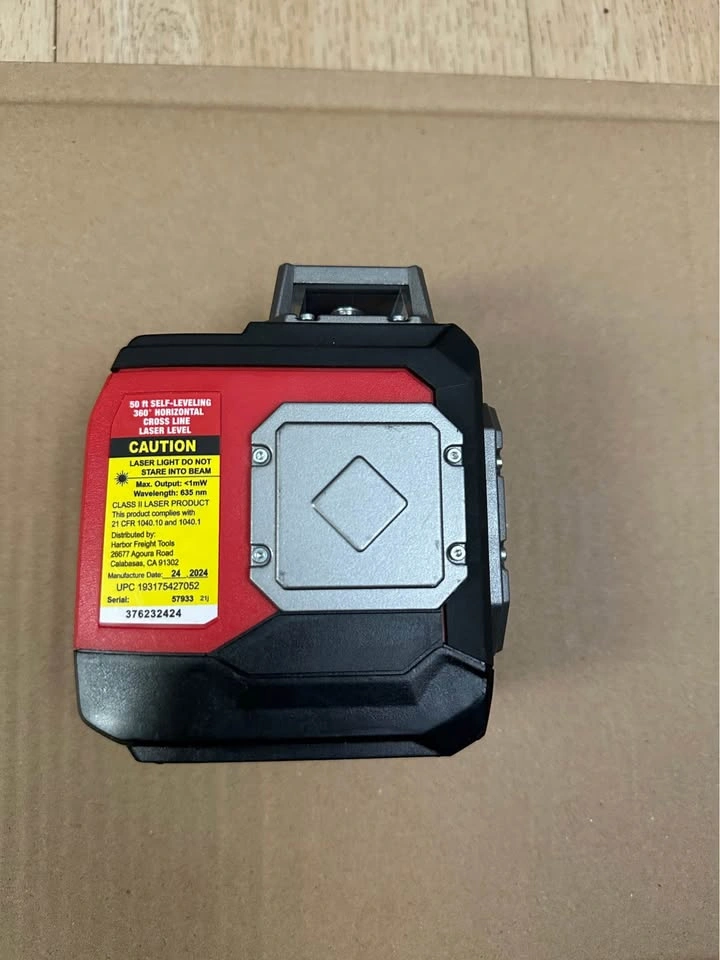 50ft Self-Leveling 360° Cross-Line Laser Level - photo 5