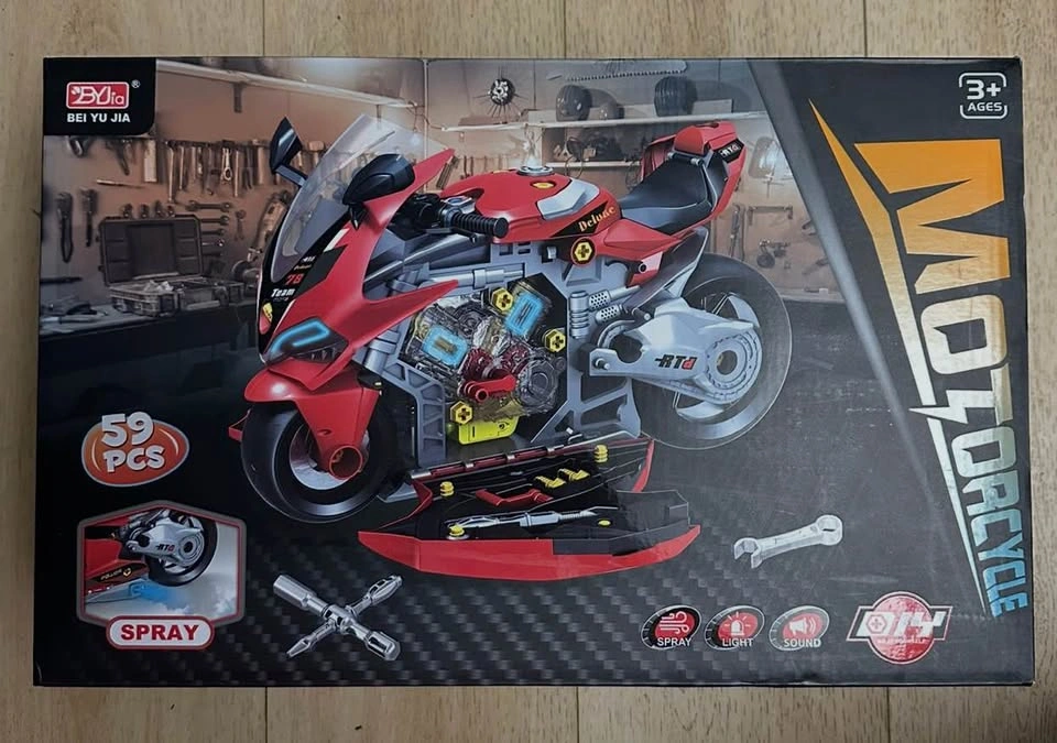 Take Apart Motorcycle Toy for Kids 3-5 - photo 3