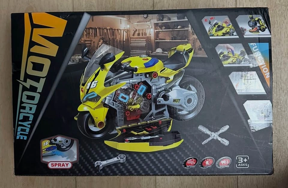 Take Apart Motorcycle Toy for Kids 3-5 - photo 4