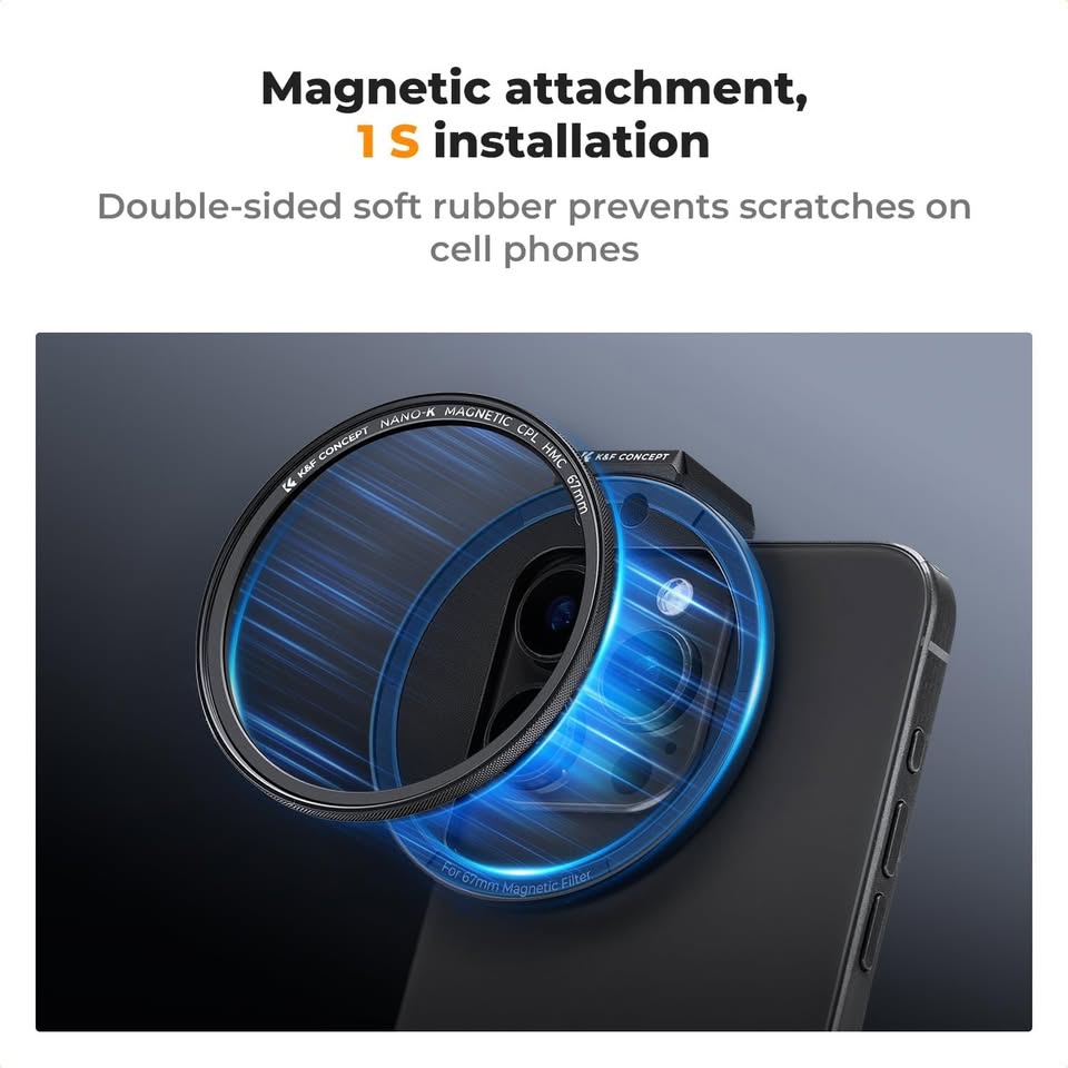 67mm Magnetic CPL Filter Kit for iPhone - photo 4