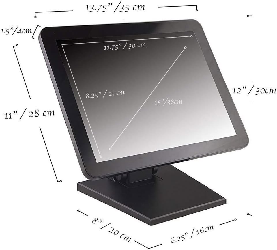 15" POS Touchscreen Monitor ANGEL POS - photo 2
