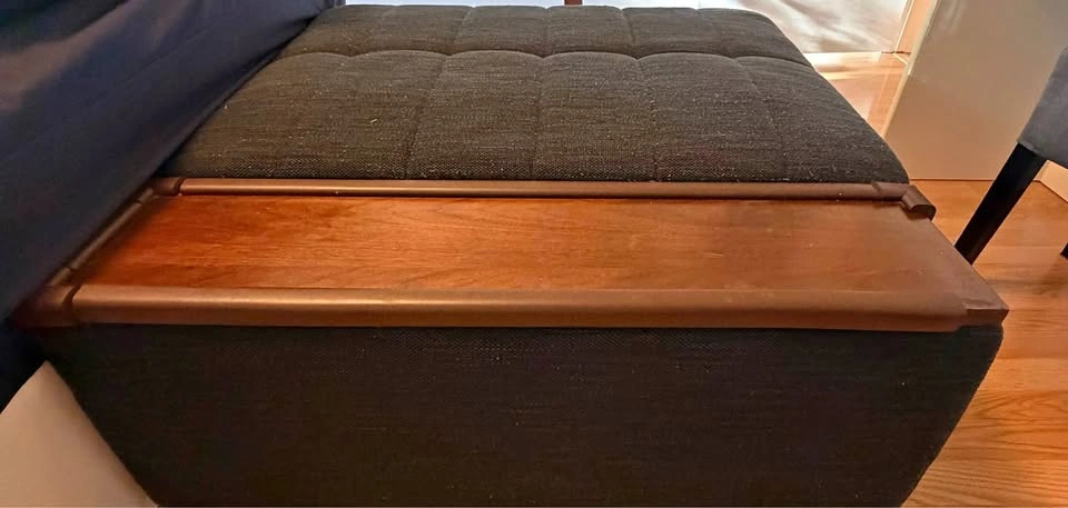 West Elm Storage Ottoman