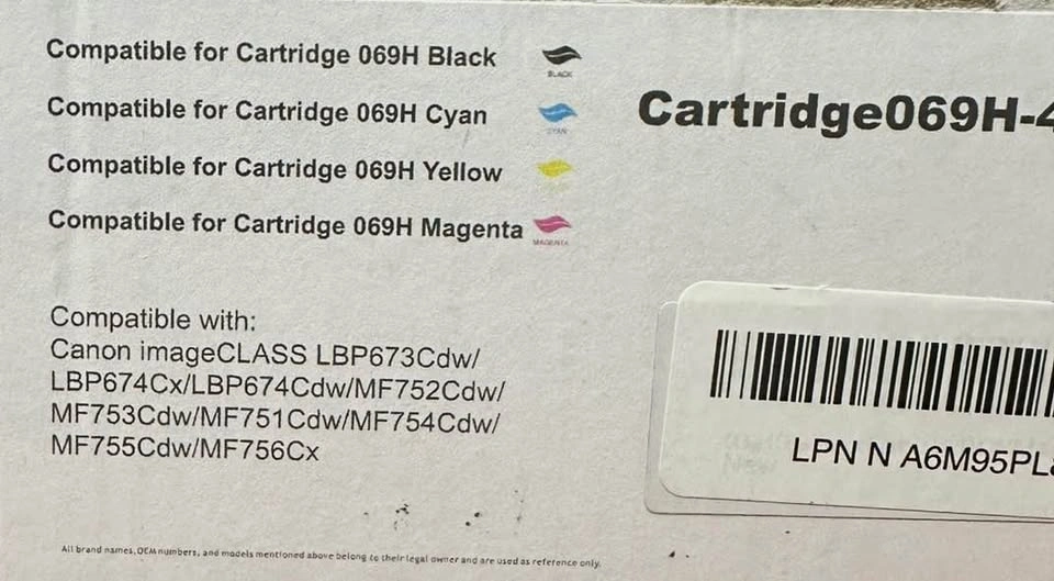 High Performance Toner Cartridge Set 069H - photo 5