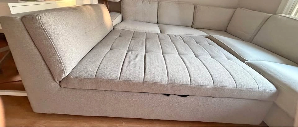 West Elm Storage Chaise