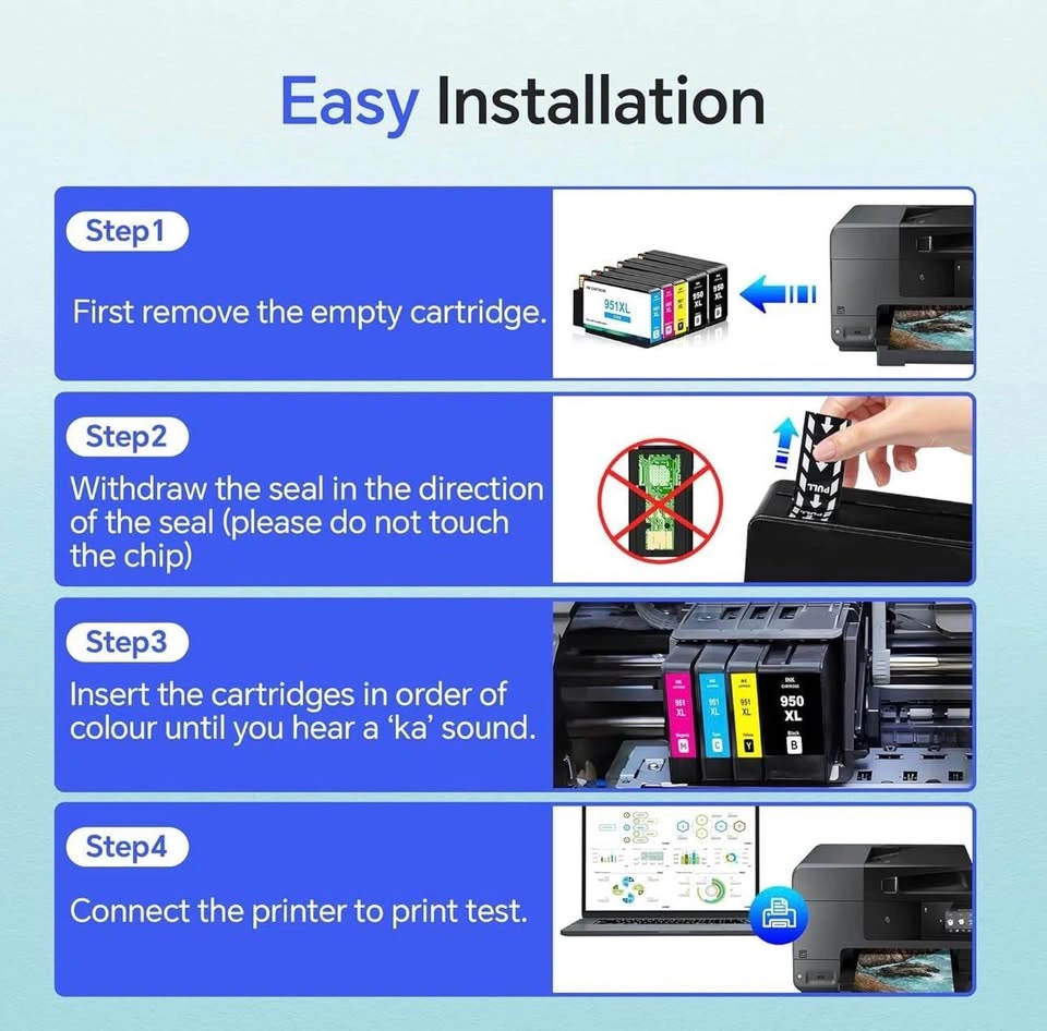 HP 950XL 951XL Ink Cartridge Combo Pack - photo 5