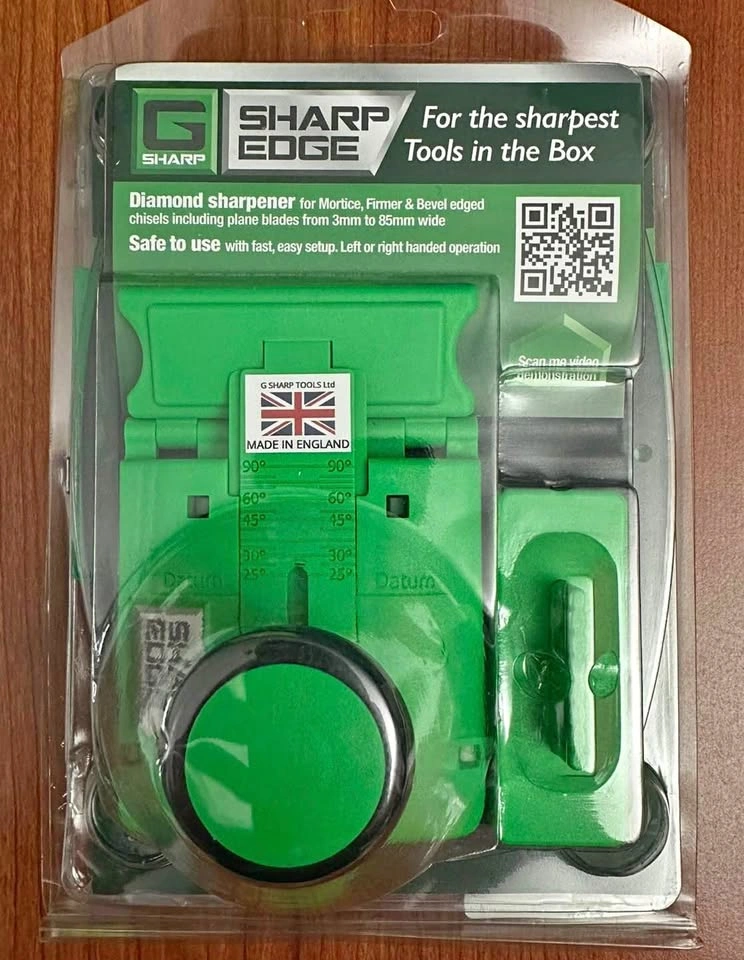Chisel sharpener, chisel sharpening kit