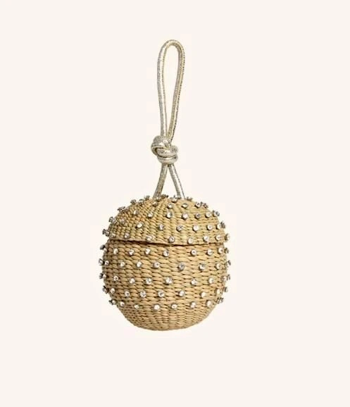 NWT Poolside "The Disco Ball" Rhinestone Bag