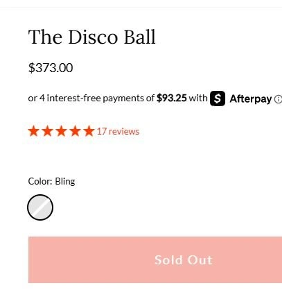 NWT Poolside "The Disco Ball" Rhinestone Bag - photo 3