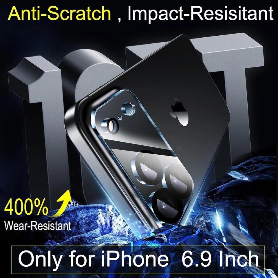 6 Pack iPhone 17 Pro / Pro Max Camera Lens Protectors - photo 3