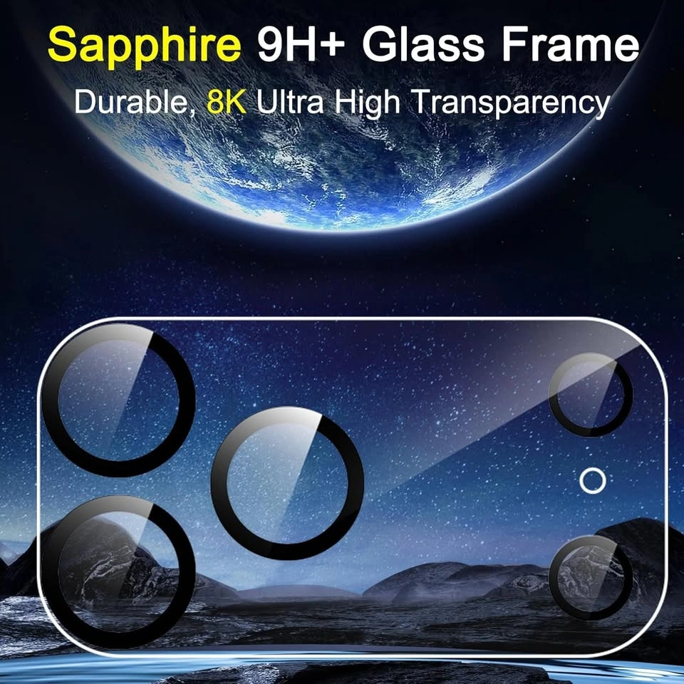 6 Pack iPhone 17 Pro / Pro Max Camera Lens Protectors - photo 5
