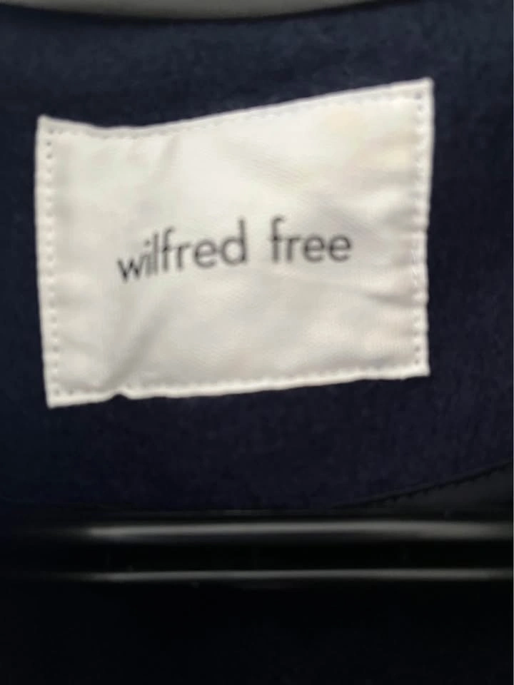 Aritzia Wilfred Free Navy Sherpa Collar Jacket - photo 3