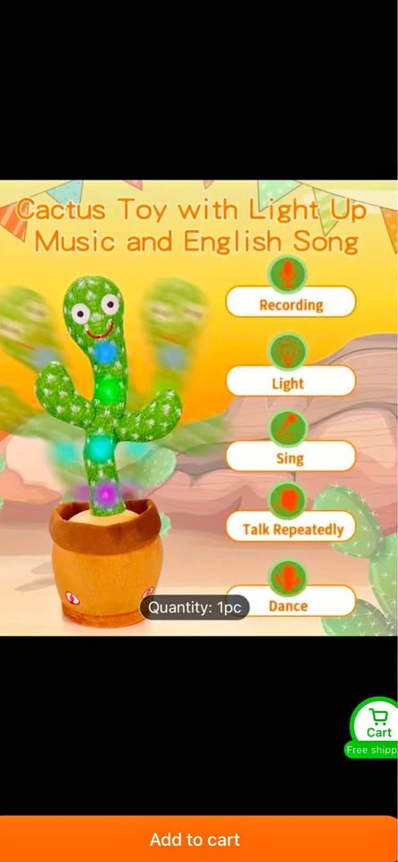 Dancing, Singing, Glowing, Repeat Toy BNIB