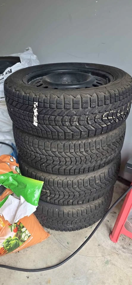 Winterforce Snow Tires W/ Steel Rims 215/55R17 5x4.5