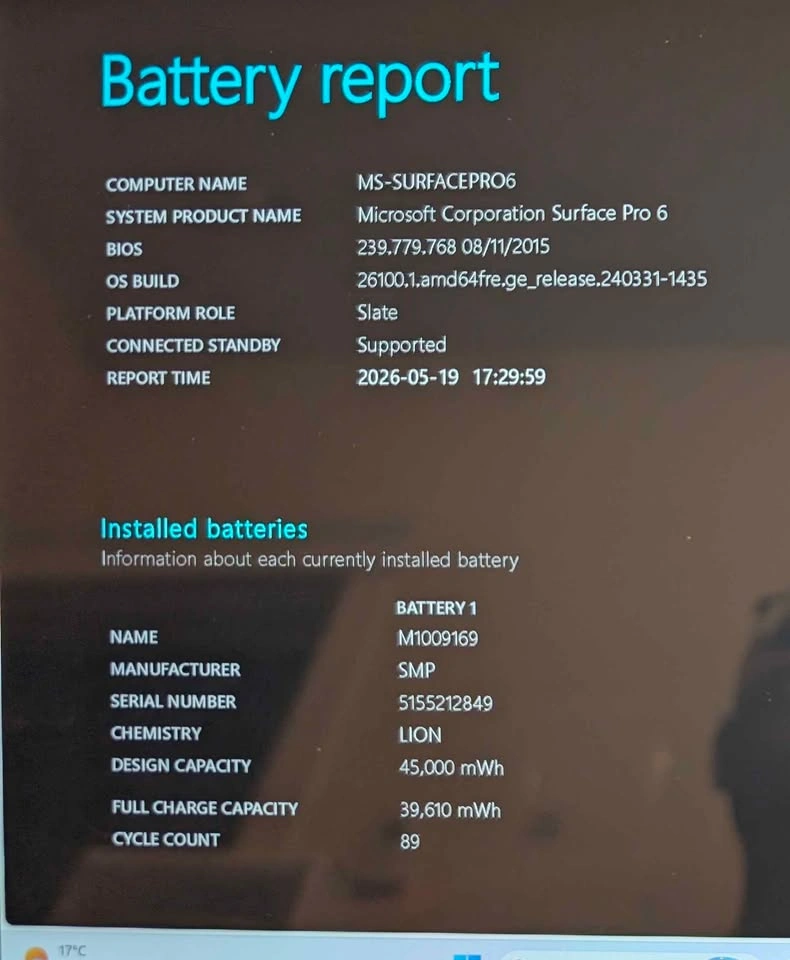 Microsoft Surface Pro 6 i5-8250U 8G/256G Win 11 Pro + Office - photo 5