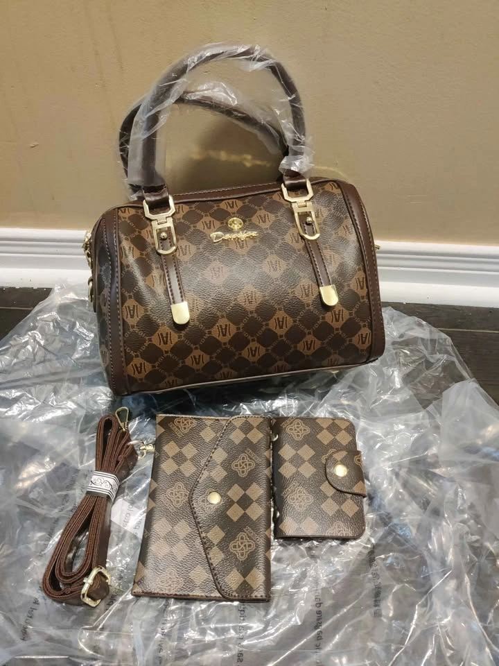 Brand new large capacity 3pc stylish handbag set - photo 4