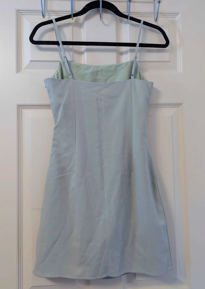 Light green sage dress, XS - photo 2