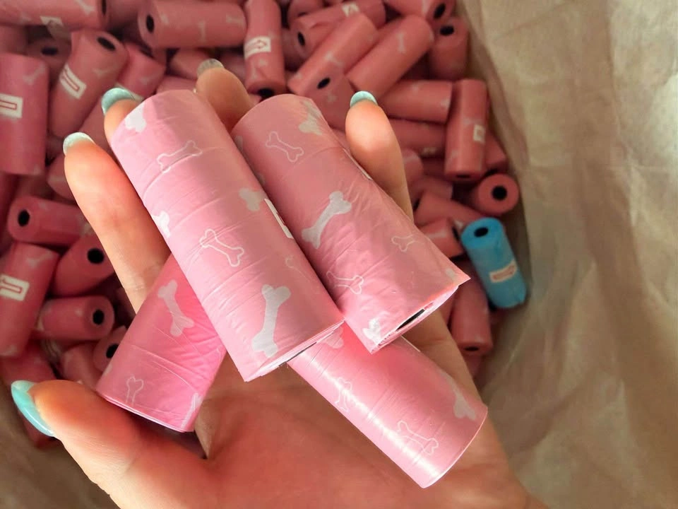 Pink Pet Waste Bags - Bulk Rolls 15 count - photo 2