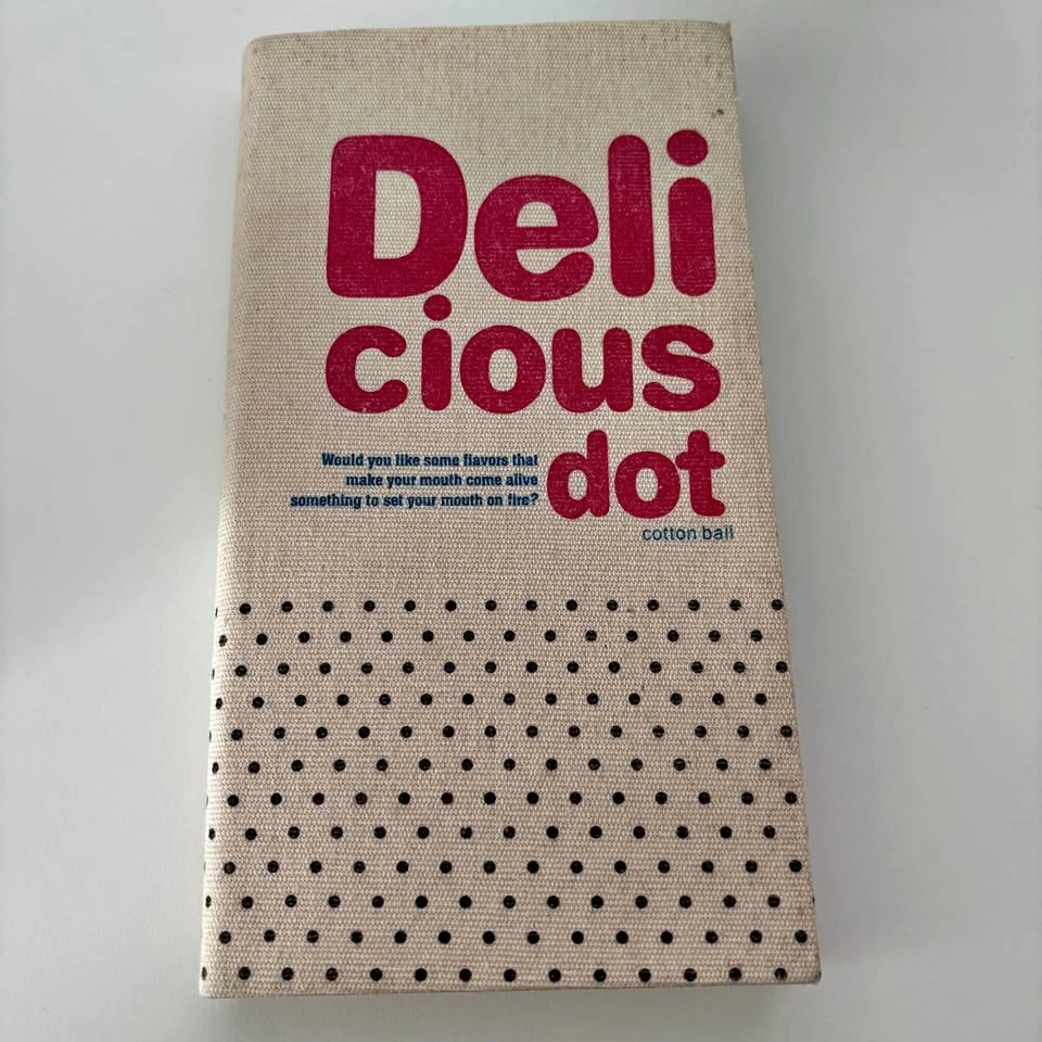 Delicious dot cotton ball journal notebook