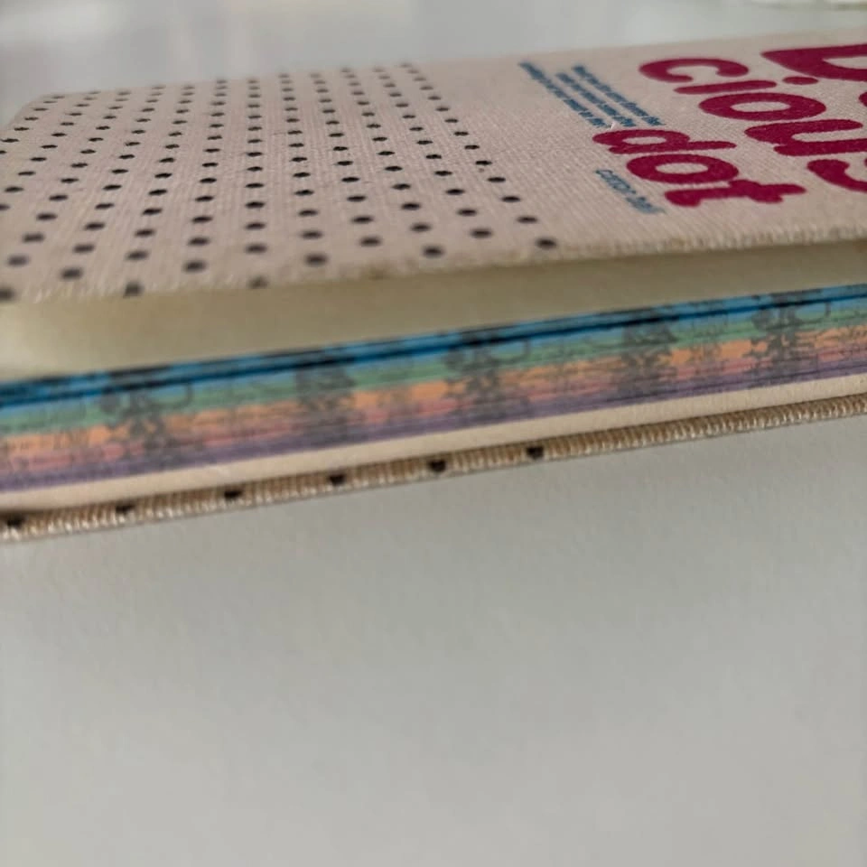 Delicious dot cotton ball journal notebook - photo 4