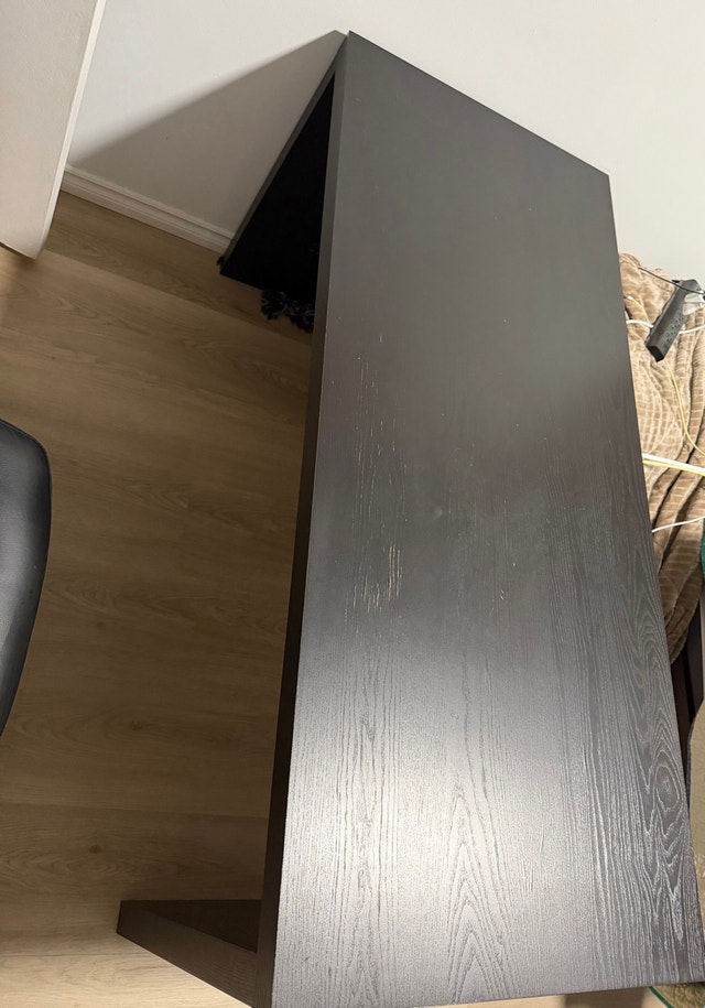 Black Wood Desk - photo 3