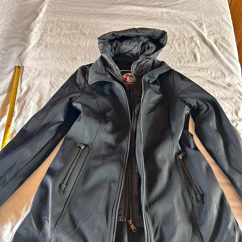 Like New Women's Pajar Black Hooded Parka Jacket M