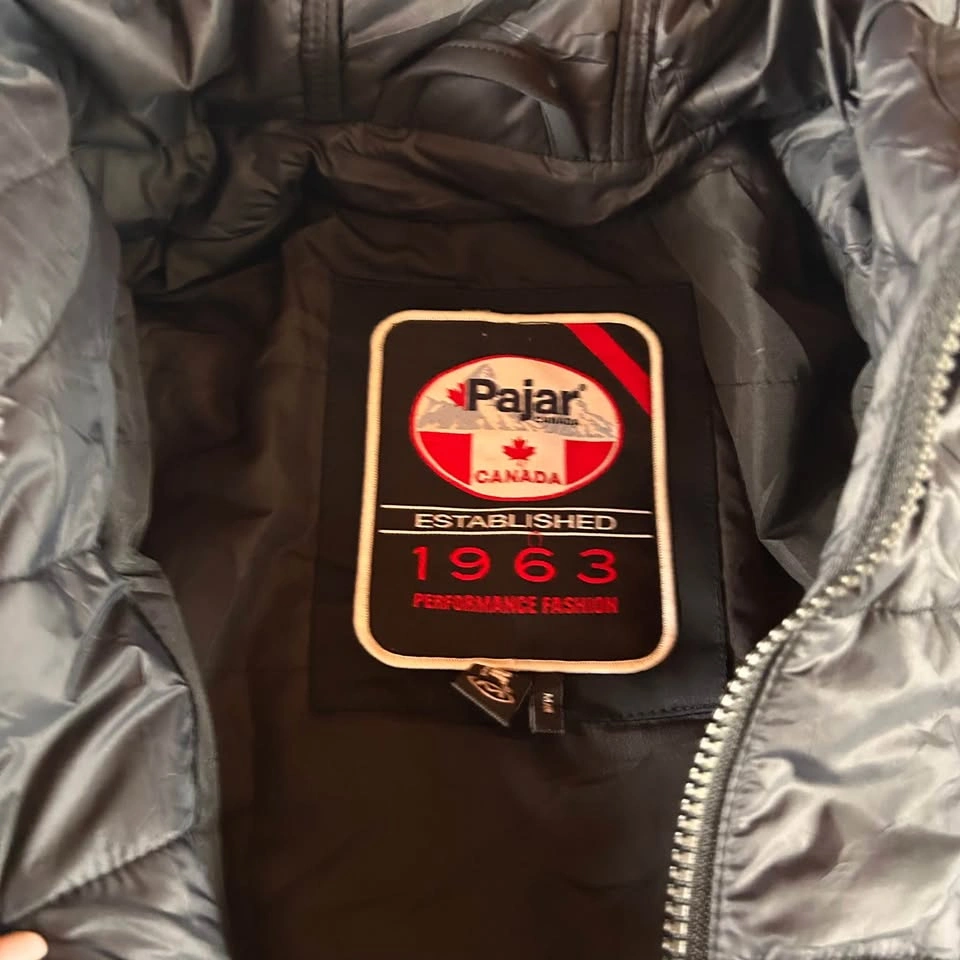 Like New Women's Pajar Black Hooded Parka Jacket M - photo 4