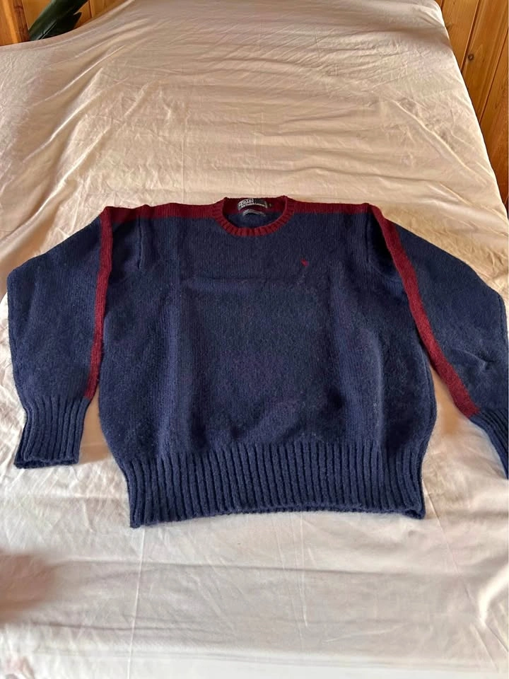 Brand New 100% Wool Men's Polo Ralph Lauren Crew Neck Sweater -