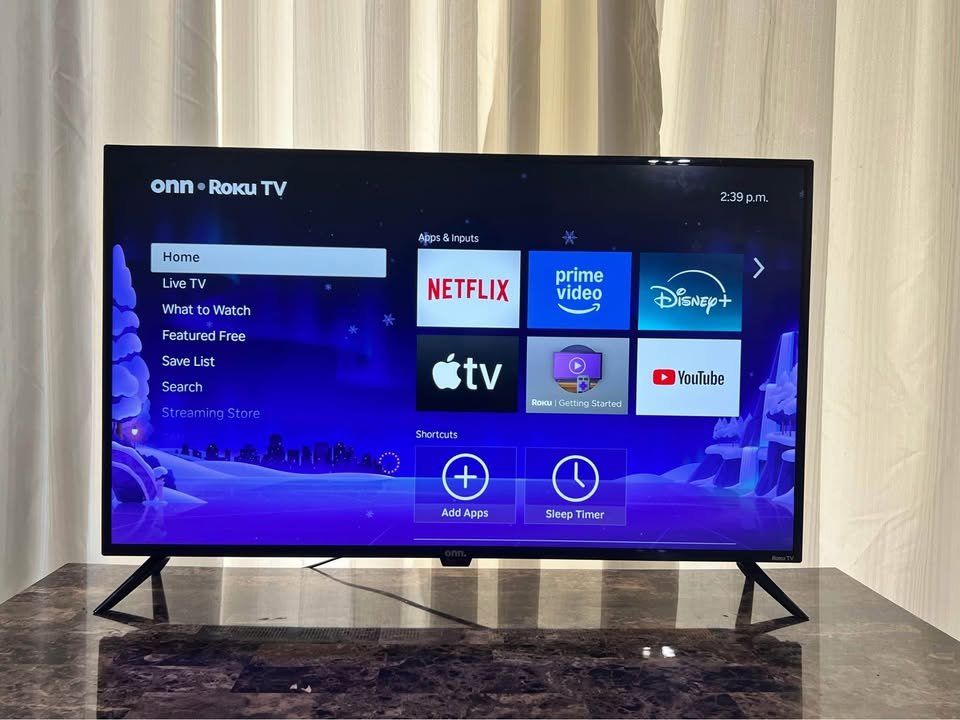 onn. Roku Smart TV 43” 4K UHD - photo 2