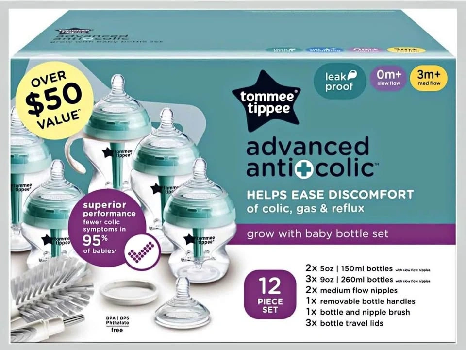 Tommee Tippee Anti Colic Bottle Set