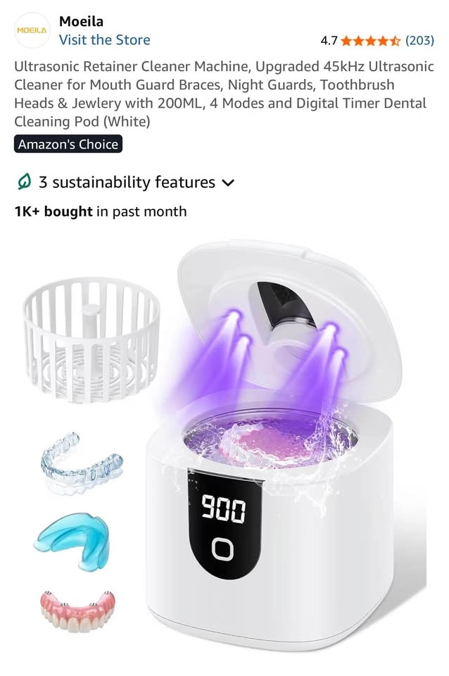 Ultrasonic Retainer / Jewelry Cleaner - photo 3