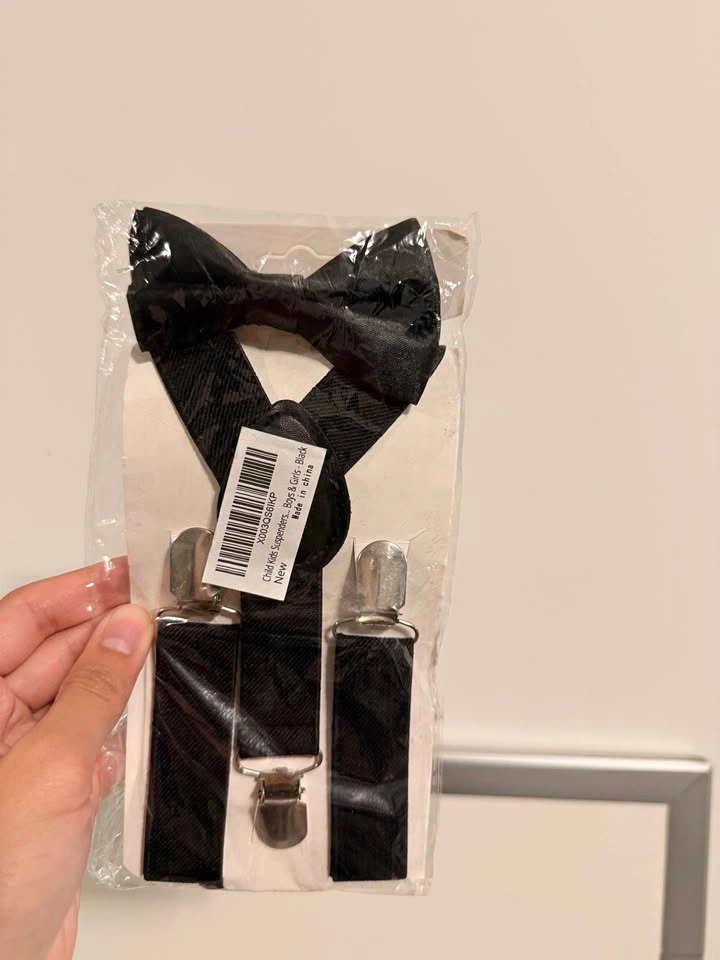 Kids Bow Tie Suspenders