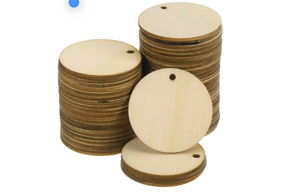 Round Wood Circle for Crafts - photo 2
