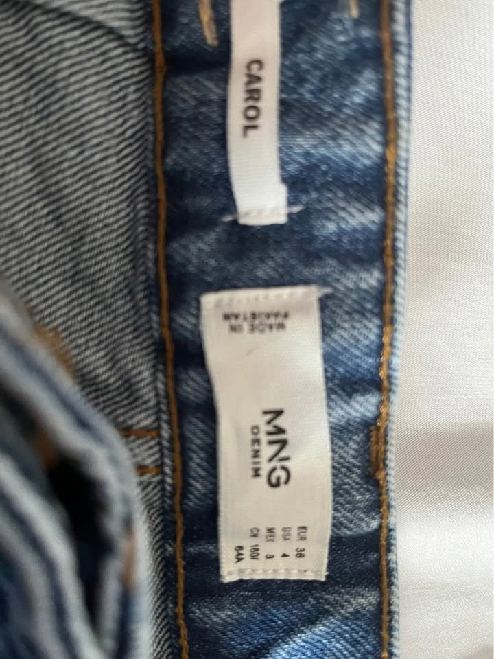 MNG DENIM Carol Blue Wide Leg Jeans EUR 36 - photo 2
