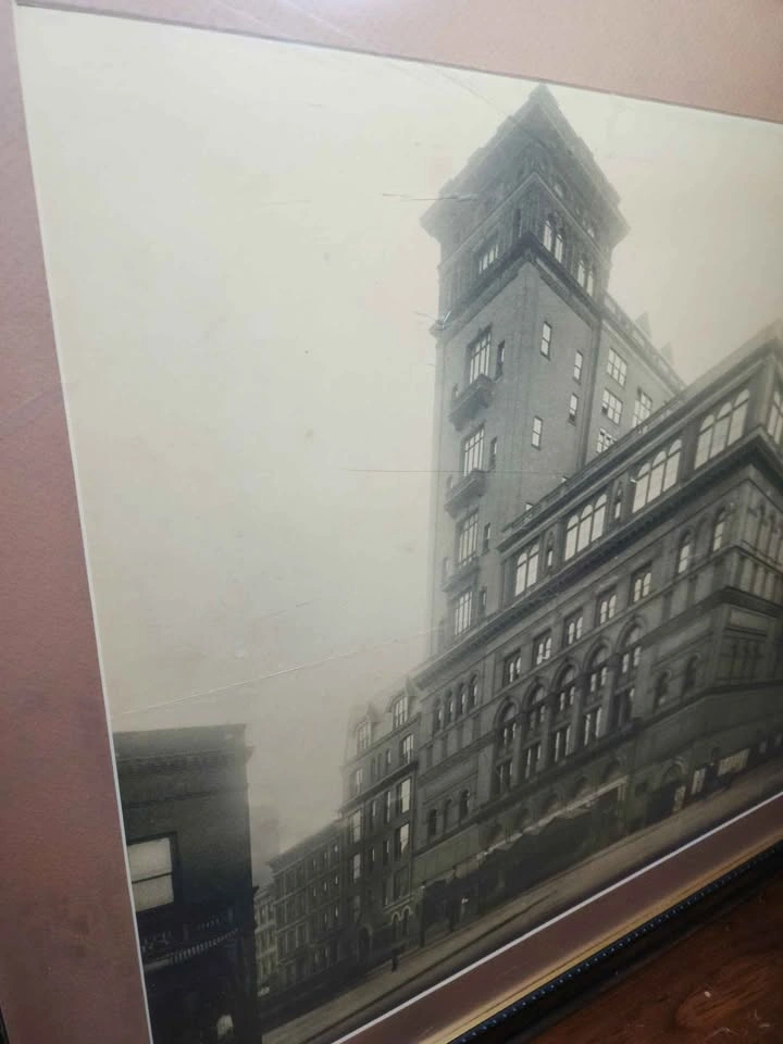 Vintage Carnegie Hall Print Framed Brown Brothers - photo 2